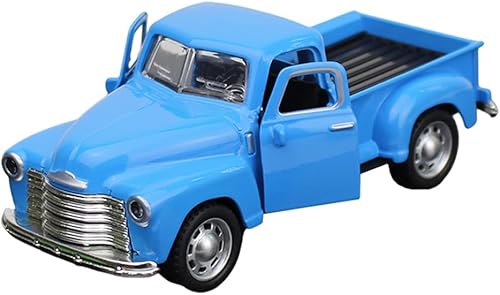 Toyvian Modelo de autos clásicos de metal fundido a presión, figura de camioneta antigua, de aleación, vintage, coleccionable, juguete, mini