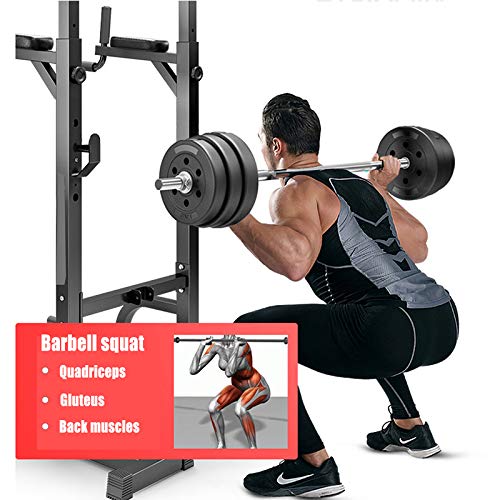 Adjustable Weight Bench Set, 1100Lbs Load Bearing Bench Press Set with Bar Strength Training Benches for Home Gym Exercise Abdominal Muscles Muscles Back Muscle Pectoral(Excluding Barbell)