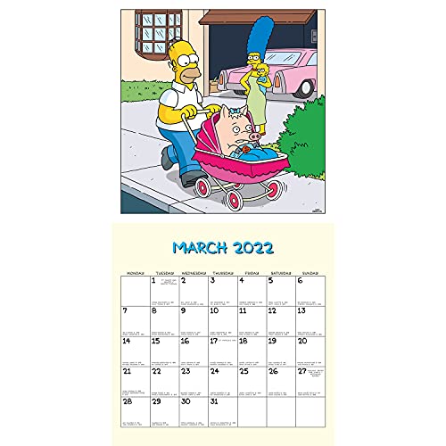 Kalender 2022 The Simpsons - Wandkalender 12 Maanden - Maandkalender 2022: Original Danilo-Kalender [Mehrsprachig… - Afbeelding 5