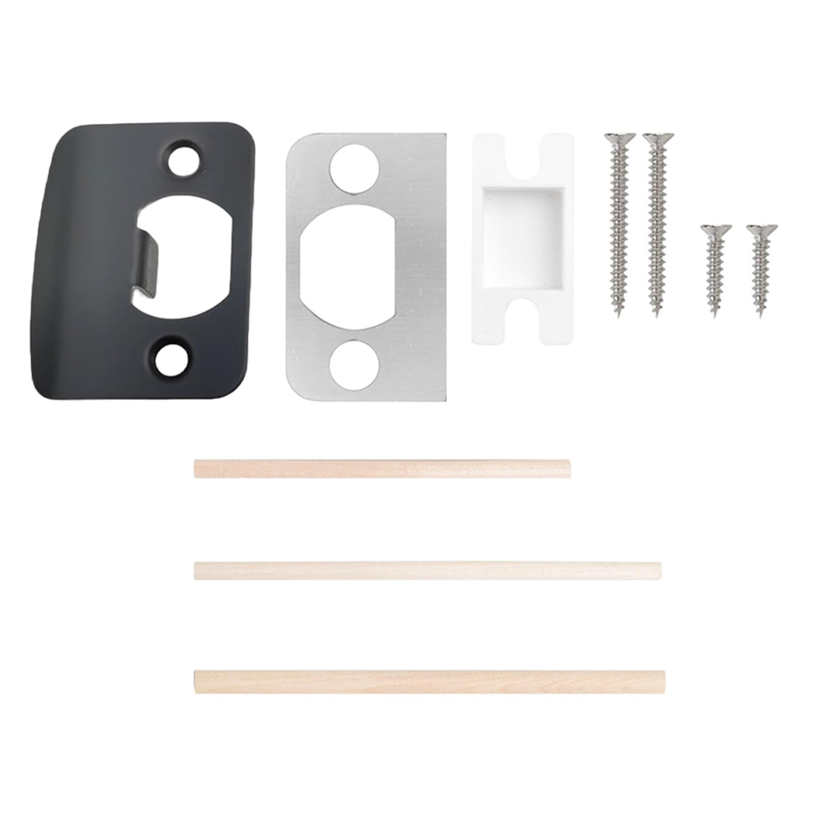 Home Door Hardware Set Featuring Strikes Plate Door Set Home Security Hardware Quick Fixing Standard Strikes Plate