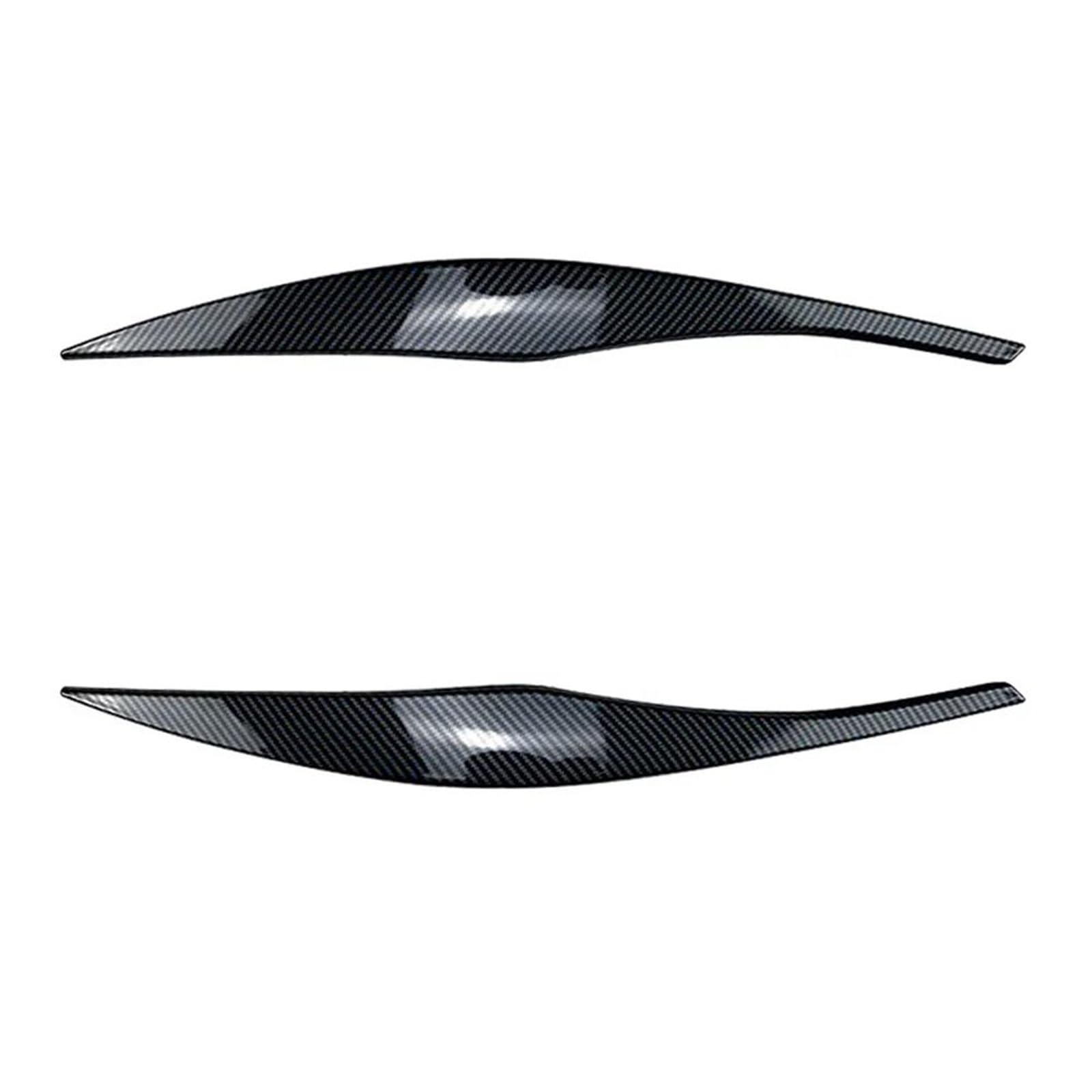 Sourcils maléfiques de phares en ABS look carbone pour Série 3 E90 E91 - 6