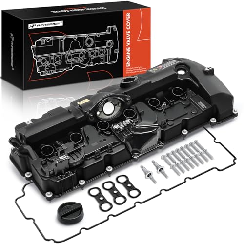 A-Premium Engine Valve Cover - Compatible with BMW Vehicles -