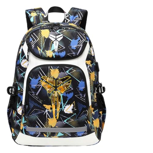 Sac à dos Mamba Kobes noir classique taille L pour les cours et les sorties des ados