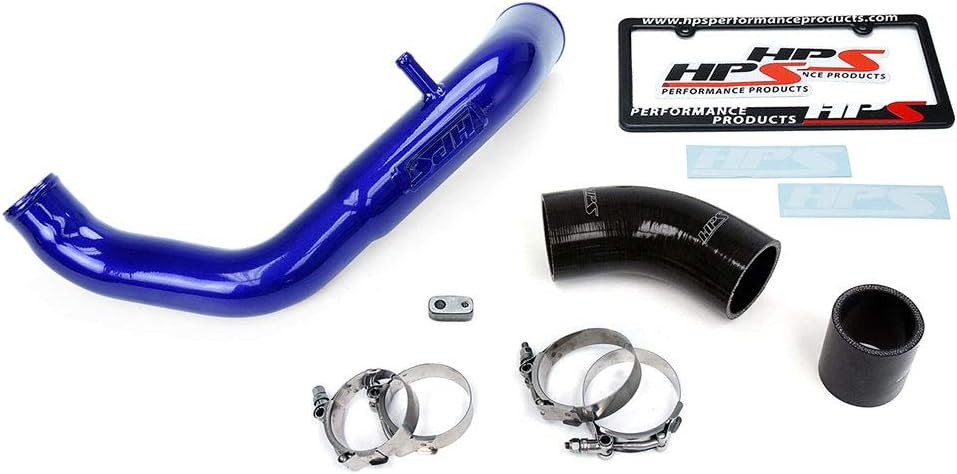 HPS Performance Red Intercooler Hot Charge Pipe Turbo Boost Compatible for 2015-2017 Lexus NX200t 2.0L Turbo 2018-2021 Lexus NX300 2.0L Turbo, 17-110R