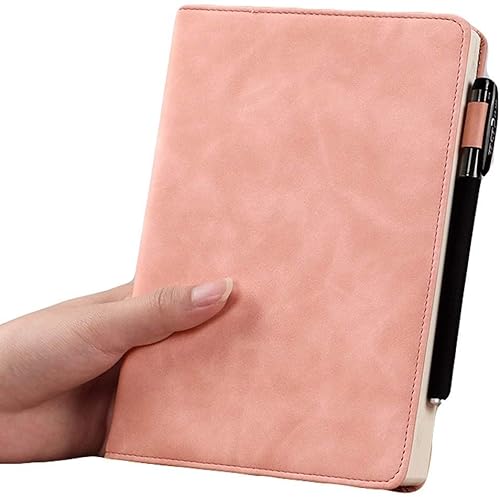 ���L���L���ꌾ���L �蒠 PU Notebook Ruled A5�AHard Cover Diary For Women Men College Work School Office Business Journal ���z�I�Ȏd���A���s�A�r�W�l�X�m�[�g(H