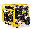 JCB 7.9kW / 9.8kVA Petrol Site Generator, 115V / 230V 15hp 457cc JCB Engine, Recoil & Electric Start Building Worksite Open Frame Generators Single Phase