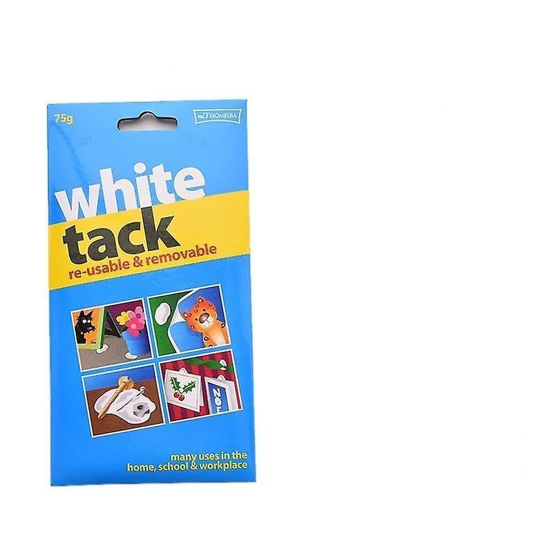 ARTISTERY White Tack Adhesive Reusable Adhesive Removable Tab Clay for Home & Office, Reusable Adhesive ideal for hanging Photos, Cards or Decorations,easy to use, 75g
