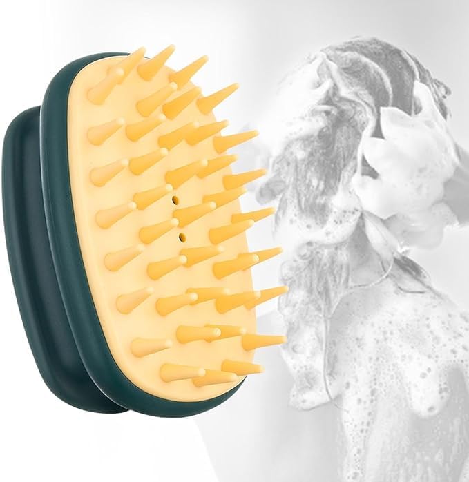 Miniatura 4 de Scalp Massager Shampoo Brush, Scalp Massager Hair Growth, Scalp Scrubber with Soft Silicone Bristles, Head Massager Scalp Stress Relax, Wet Dry Hair