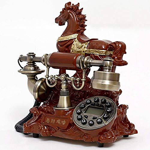 Téléphone classique rétro à bouton-poussoir et finitions haut de gamme