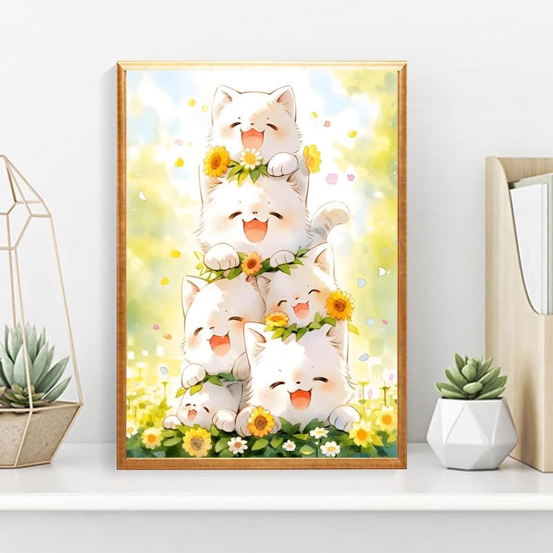 Amazon | 5 Dダイヤモンド絵画セットモザイクアートかわいいDIY