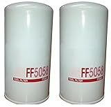 2PC FF5058 Rotary Fuel filter Compatible with Komatsu - GD28AC-1 D31A-16 D31P D40A D31Q-16 D31S-16
