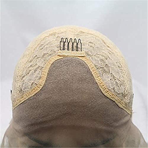 Perruque synthétique lace front violette à effet mat et sans brillance - 5