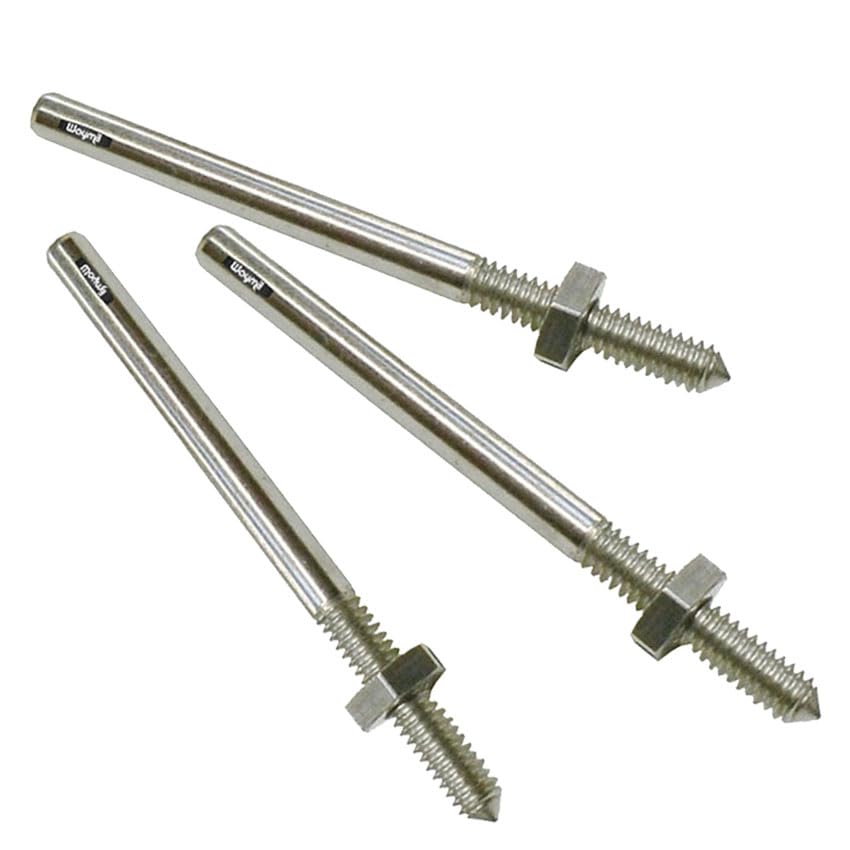 Mini Threaded Mandrel W-Nut Straight Thread 3pc Cratex Miniature Mandrels 3/32
