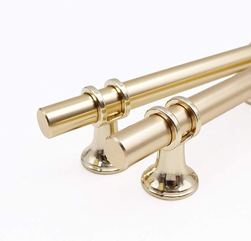 Miniatura 4 de ECREW Tiradores de gabinete de cocina, manijas de barra en T, tiradores de puerta de muebles, tiradores de cajones, tiradores de armario, centros de