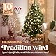Premium Weihnachtsbaum künstlich 150cm -TESTSIEGER - Naturgetreu, dichte Zweige, Künstlicher Weihnachtsbaum mit Holzständer und Aufbewahrungstasche – Tannenbaum künstlich von Pure Living