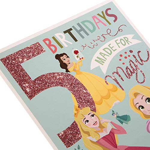 Hallmark-Age-5-Birthday-Card-Disney-Princess-Design