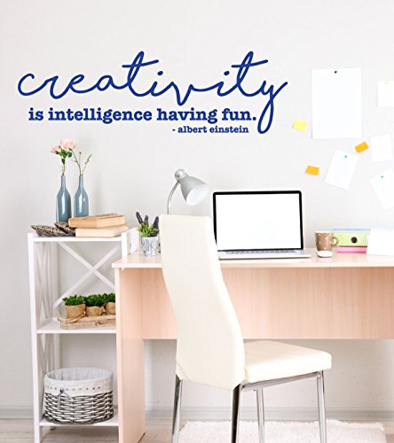Vinilo Decorativo de Pared con Frase de Albert Einstein miniatura 2
