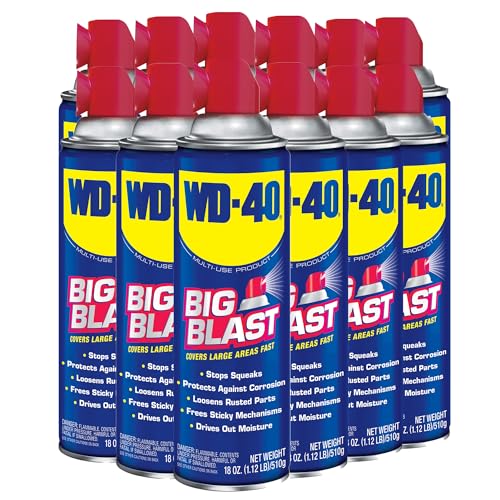 WD-40 Original Formula, Multi-Use Product with Big-Blast Spray, 18 OZ [12-Pack]