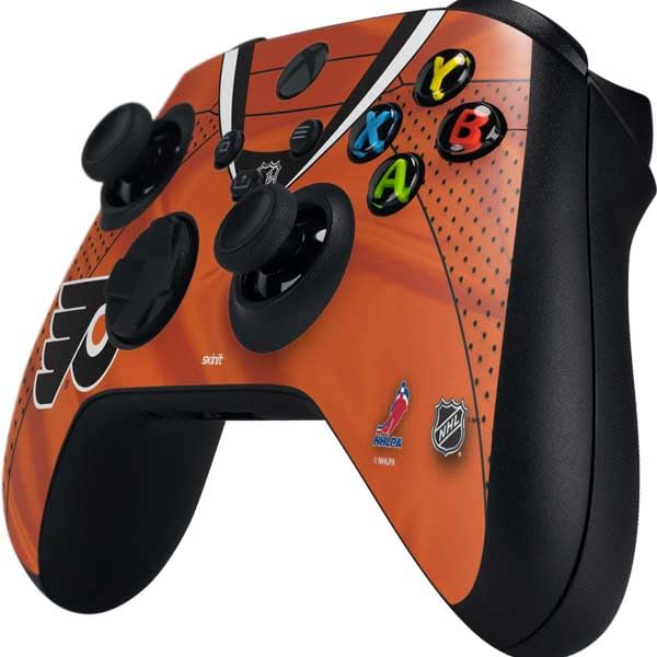 Skinit Decal Gaming Skin Compatible with Xbox Series X Controller - Officially Licensed NHL Philadelphia Flyers Jersey Design