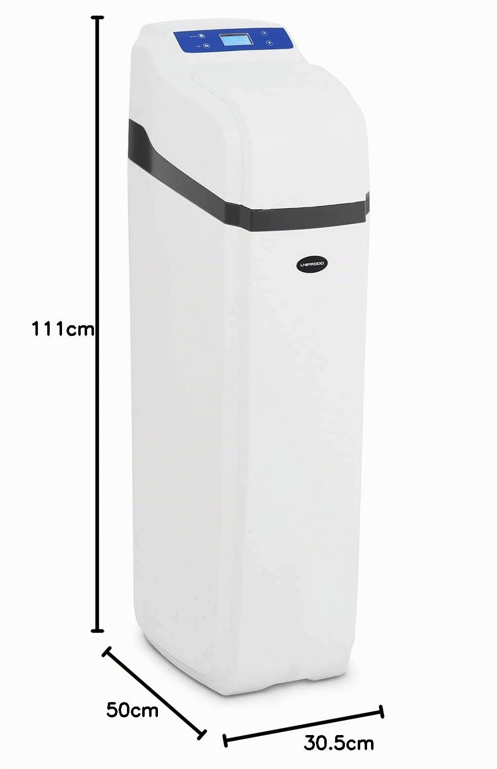 Descalcificador Sistema De Descalcificación UNI_WATERSOFTENER_2500A (Para 4-12 personas, 25 Litros, 1,4-2,7 m3/h)