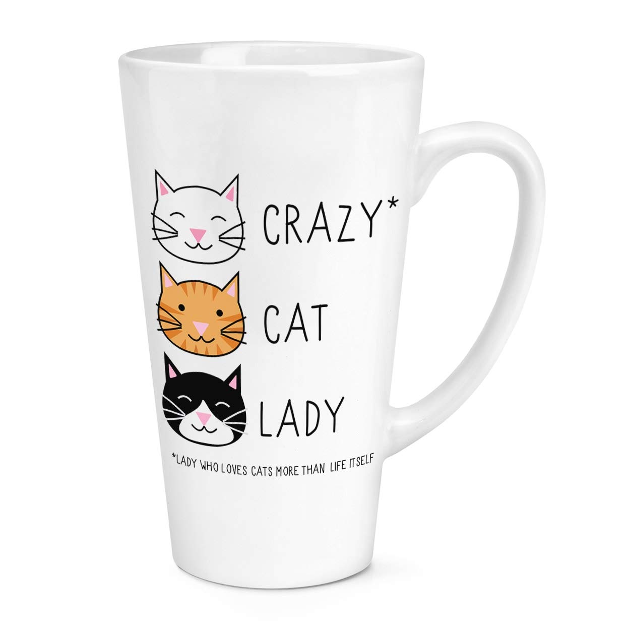 Crazy CAT Lady 17OZ Latte Mug