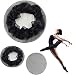 New8Beauty Hair Nets Black - Hair Accessories for Ballet Bun Cover Dance Skating Gymnastics Wedding Performance (3 Pack)