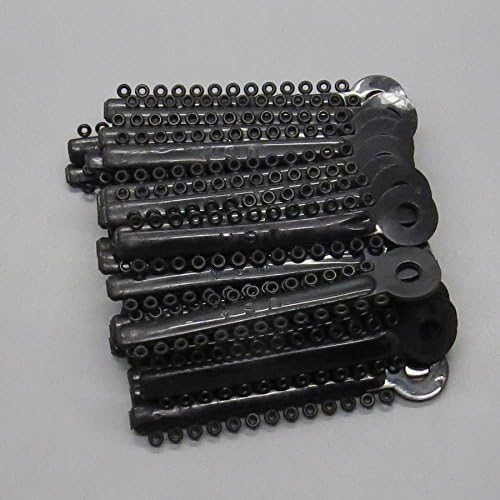Dentalmall® 1 Pack Dental Orthodontic Ligature Ties Black Color (1040pcs)