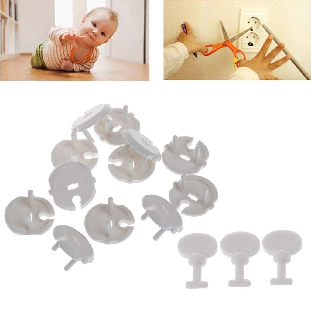 Prise Standard Française Cache Protection et pour Clé Set Bébé Enfant de 12 Pièces Prise 3 Pièces pour Clé ABS