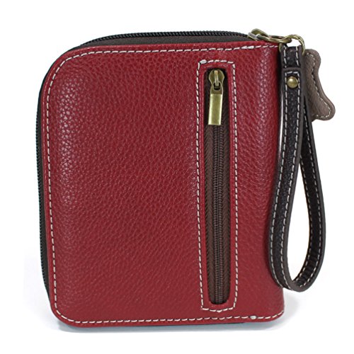 Image of CHALA Zip Around Wallet, Wristlet, 8 Credit Card Slots, Sturdy Pu Leather