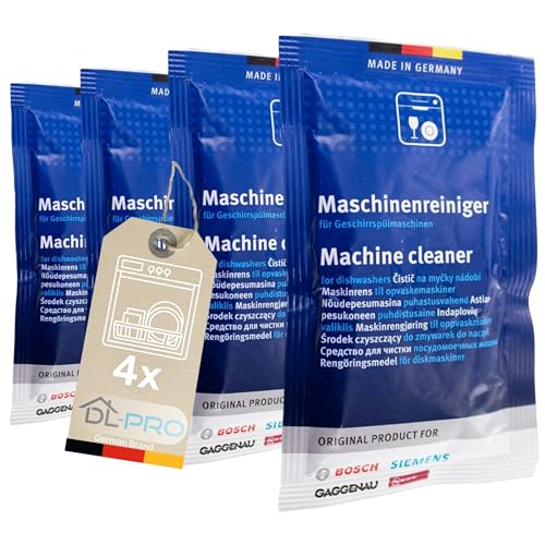 DL-pro 4 x Maschinenreiniger für Bosch Siemens 312194 00312194 Reiniger...