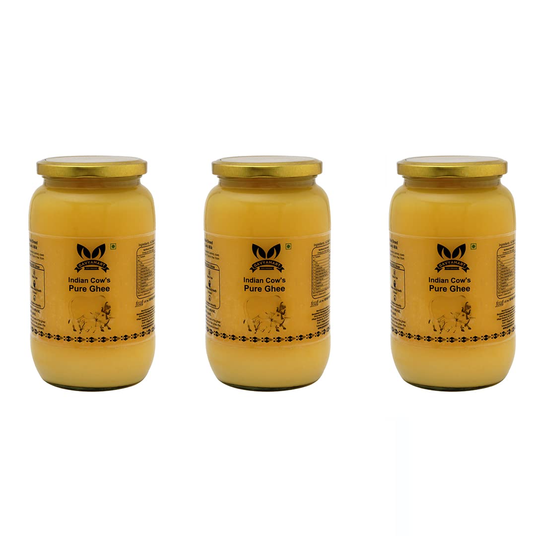 GAVYAMART Indian Cows Pure Desi Ghee | Oldest Indian Bread Kankrej Cows Milk (3 liter) (B09PHW44MS) Amazon Price History, Amazon Price Tracker
