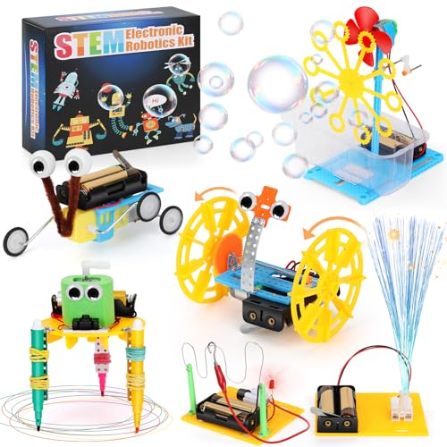 Reviews de Kits del mes. 47 Kits Stem para Niños, 6 Juegos de Juguetes Stem para Niños y Niñas, Kits de Ciencia Robótica para 6 a 16 Años, Kit de Experimentos de Construcción de Bricolaje, Regalos de...