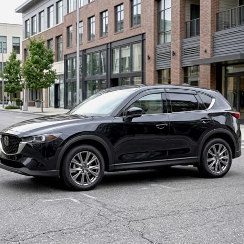 Image of 2017-2025 Tape-On Rain Guards for Mazda CX-5 Side Window Visor Deflectors Sport Touring Grand Touring Signature Durable Vent Shades 2018 2019 2020 2021 2022 2023 2024 CX5