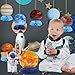 12PCS Solar System Table Centerpiece Decorations, Space Themed Honeycomb Party Decorations, Outer Space Party Table Topper Decorations for Kids Birthday Party Decorations Baby Shower Supplies