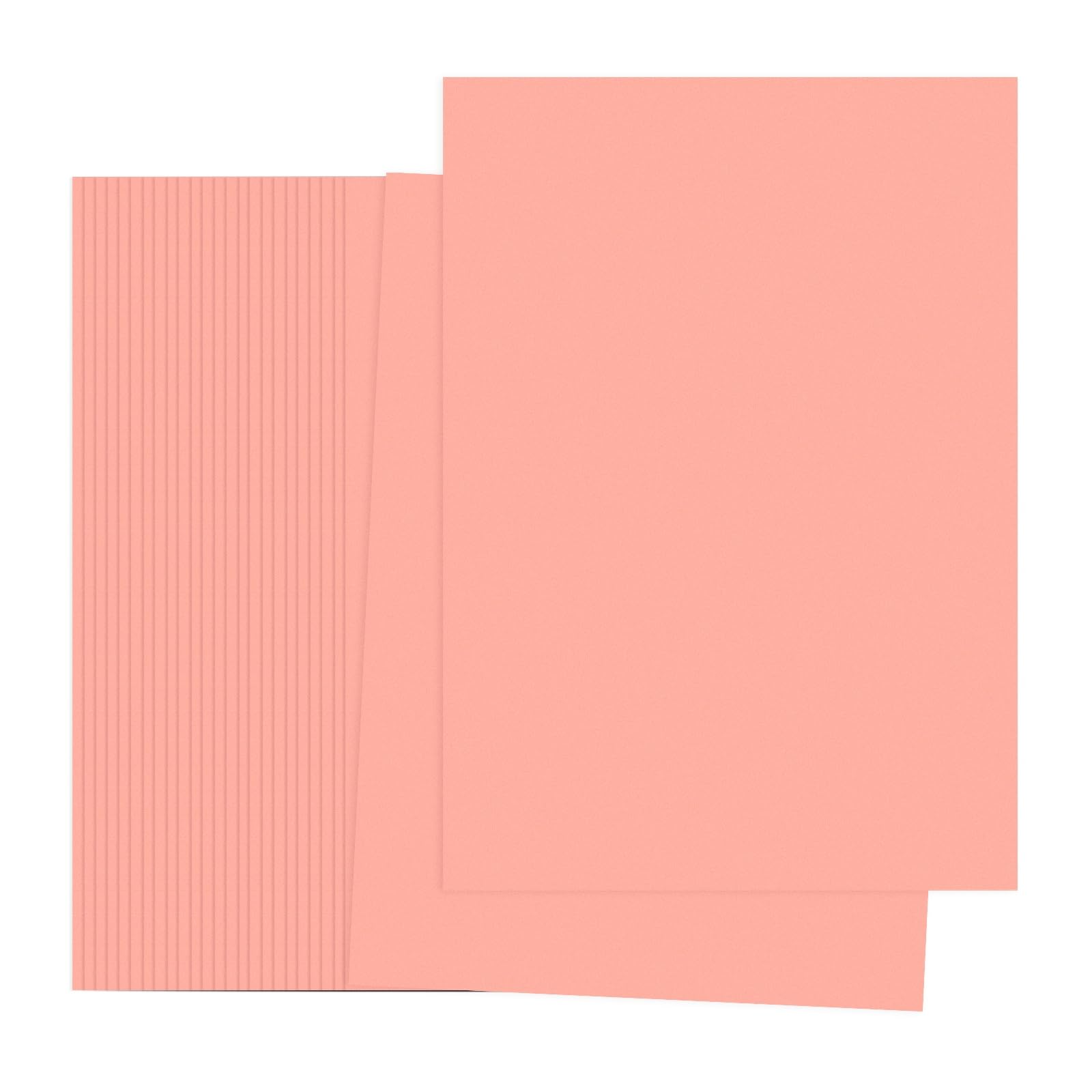 PATIKIL Fluorescent Pink Colored Copy Paper, 50 Sheets 11.7x8.3 A4 19lb/70gsm Double Sided Colorful Print Paper Bulk Sheet DIY Craft Art Projects Supplies for Printer Origami