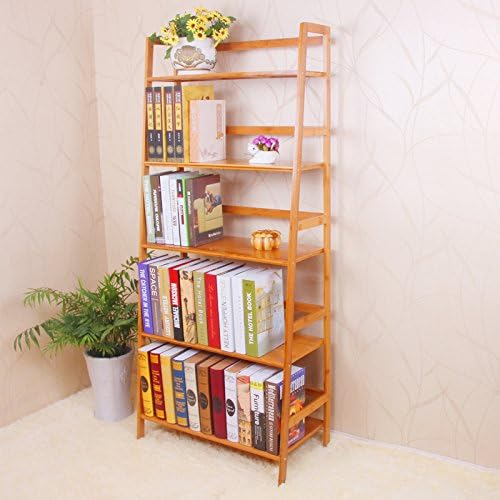 YIHAI FURNITURE FURNITURE Yi Hai Ladder Bookshelf Bamboo Book Rack(5-Tier)