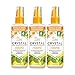 Crystal Deodorant Essence Spray 4 Ounce Chamomile/Green Tea (118ml) (3 Pack)
