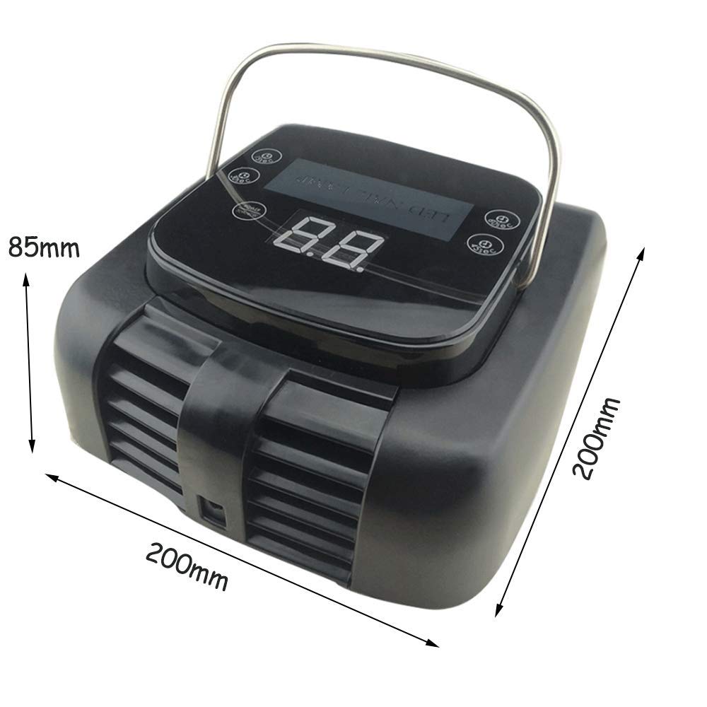 Lampada for Unghie LED a Doppia Alimentazione da 60 W 30(Black)