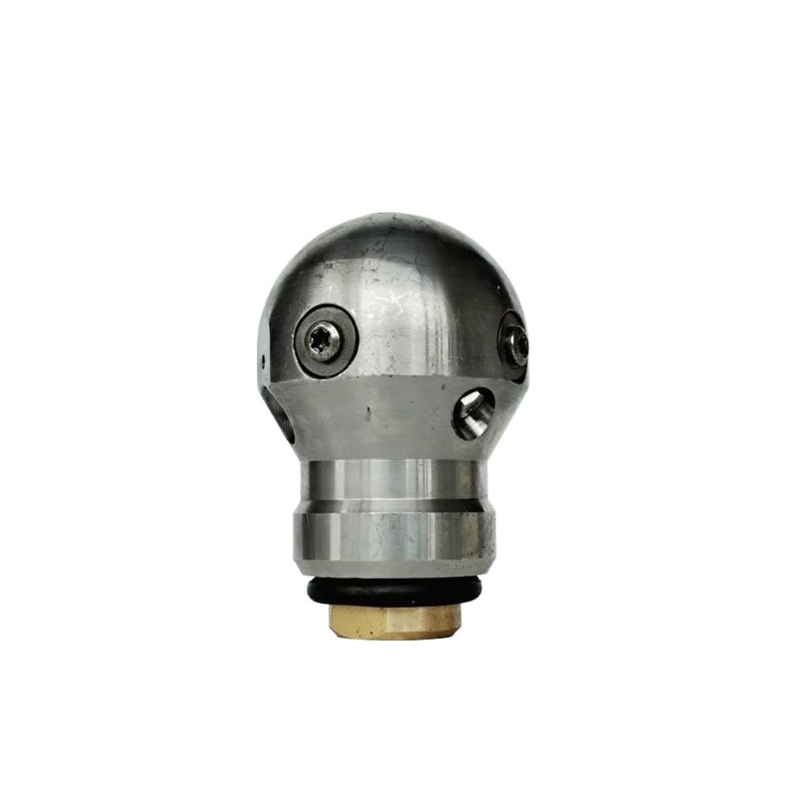 Ugello sfera rotante per fognatura inox, filetto femmina 3/8