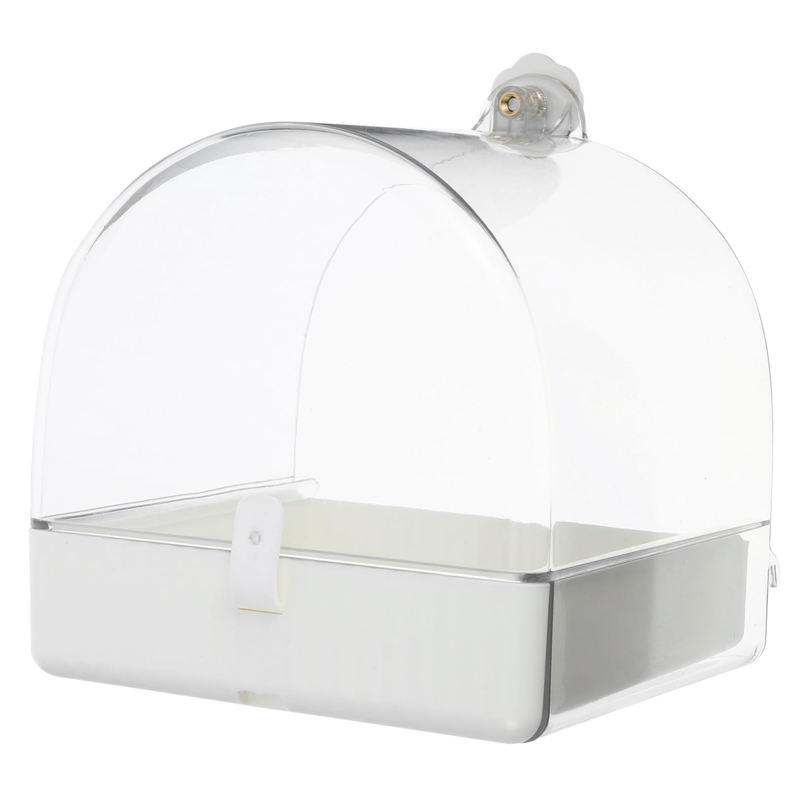 VICASKY Parrot Bath for Cage Bird Bath Drawers Compact Bird Bathtub Parakeet Box Shower