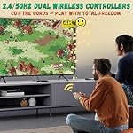 Wireless Retro Game Console, Retro Game Stick with Built-in 23 Emulators, 40,000+ Games, 4k Hdmi Output, and 2.4GHz Wireless Controller, Plug and Retro Play Video Games for Tv (64 GB) - Image 3