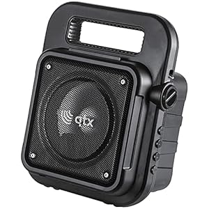 AVSL QTX Effect: Draagbare Bluetooth Party Speaker Sound Sytem Inc Microfoon & Strap
