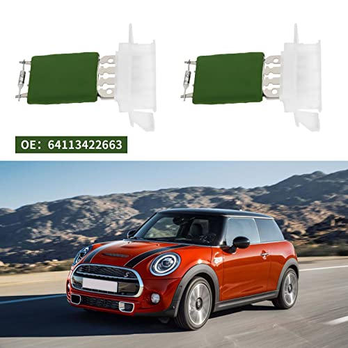 Image of The Lord of the Tools Car Blower Motor Heater Fan Resistor Compatible with Mini Cooper OE 64113422663 Air Conditioning Fan Speed Resistor Automotive Replacement Parts