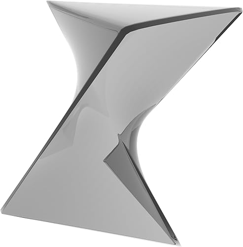 Miniatura 60 de LeisureMod Mesa auxiliar moderna color gris, elegante mesa auxiliar para dormitorio y sala de estar