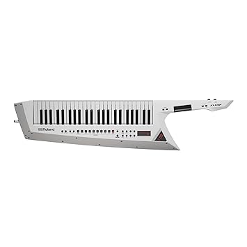 Roland AX-Edge 49-Key Keytar, With Velocity And Channel After Touch, White (AX-EDGE-W)
