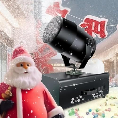 Máquinas de nieve comerciales de 2000 W con rotación de 180° y mando a distancia para exteriores