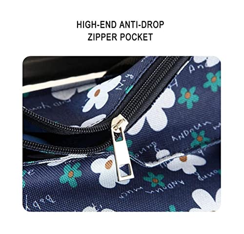 QUANLI Faltbarer Einkaufstrolley, leichter Einkaufswagen mit rollenden Rädern und wasserdichter Tasche… – Bild 6