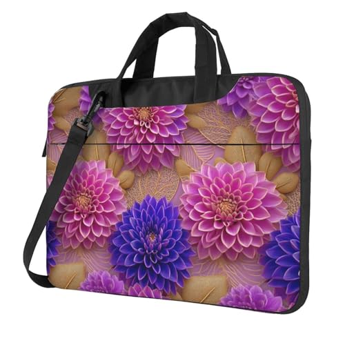 Pochette PC portable 15.6 motif floral chic pour homme et femme élégants