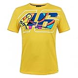 ktm motogp t shirt Motorsport Merchandise Valentino Rossi VRMTS305801002 T-Shirt, VR46 für Herren, Gelb, Medium 104 cm