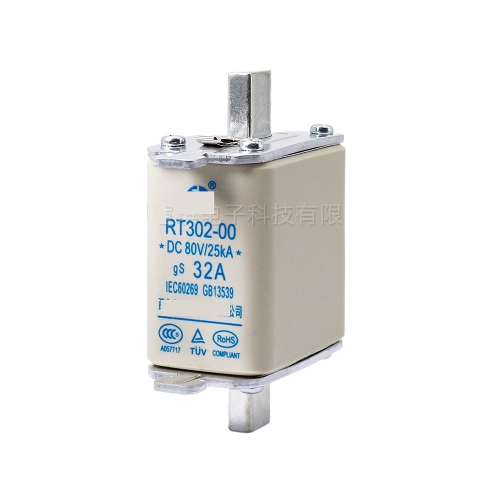 Fusible RT302-00 cartouche rapide 32 A 80 V CC pour tableau électrique